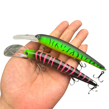 Top Right M062 20g 120mm Bandit Walleye Deep Diver Floating Minnow Lure ABS Artificial Jerkbait for Bass 60g Perch Trout Lake – Minnow – view 1