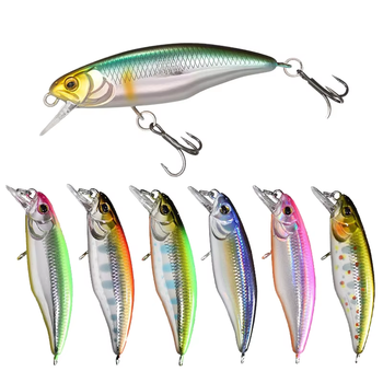 Japan Lure Minnow Crankbait 52mm 4.5g Isca Artificial Wobbler Fishing Lures Sinking Bass Trout Pesca Fishing Lure – Minnow – view 1