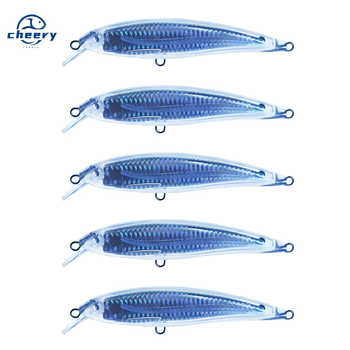 Cheery Unpainted ABS Fishing Lure Blanks Big Jerkbait Lure Pencil Hard Crankbait Bodies Saltwater Fishing Minnow Lure – Minnow – view 1