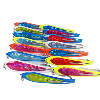 Big Game Fishing Bait OEM Fishing Trout Spoon Bait Single Hook Stainless Steel Spoon Lures Trolling Lure – Metal Jig – view 1