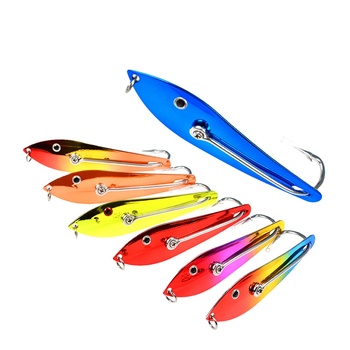 Hot Sale OEM 40g 60g 70g Sea Fishing Big Game Trolling Fishing Lure Double Big Game Saltwater Marlin Spoon Fishing Lures – Metal Jig – view 1
