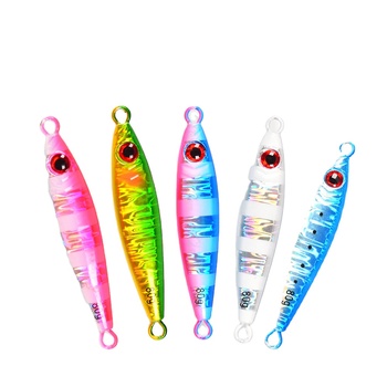 20g 30g 40g 60g 80g Saltwater Peche Fishing Metal Jigging Fast Slow Fall Pitch Fish Lure Bait – Metal Jig – view 1