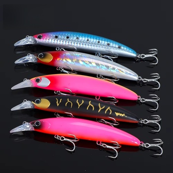 Hot Sale 110mm Floating Minnow Lure 20g Artificial Hard Bass Shadow Jerkbait for Bass Fishing – Soft Lure – view 1