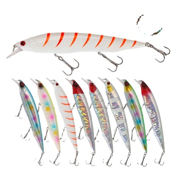 Floating Minnow Lure 30g 160mm Japan Artificial Hard Fishing Lure Sea Bass Tuna Pike Bait Minnow Japan Jigging Lure – Metal Jig – view 1