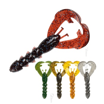 Hot Sale 15pcs/Bag TPR Soft Fishing Lure Lobster Plastic Crawfish Bait Prawn Lures 4cm/0.45g Saltwater Fish River Fishing – Soft Lure – view 1