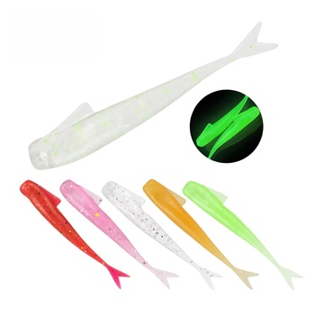 Soft TPR Lures 15pcs/pack Swim Baits 40mm 0.28g Artificial Soft Bait Fish Wobblers Soft Bait Lures – Soft Lure – view 1