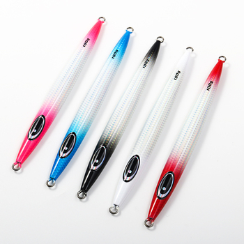 Cheery 100g-400g Saltwater Jig Fishing Lures Fast Sinking Casting Jigging Bait Lead Material Artificial Bait for Sea Fishing – Metal Jig – view 1