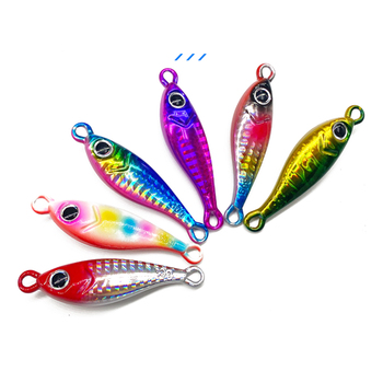 Cheery 5g-100g Trolling Hard Bait Bass Fishing Boat Tackle Saltwater Trout Jigging Lure Jigs for Pike Metal Cast Jig Set Spoon – Metal Jig – view 1