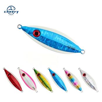 Cheery 20g-200g Fishing Jig Bait Lure Slow Pitch Jigging for Sea Boat Tuna Pike Variety Pack 80g 100g 120g 150g 200g Metal Lead – Metal Jig – view 1