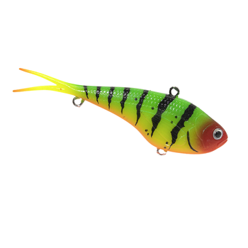 Cheery 130mm 60g Soft Vibes Fishing Lure Saltwater & Freshwater Sinking Fork-Tail Lead Bait for Perch for River Fishing – Soft Lure – view 1