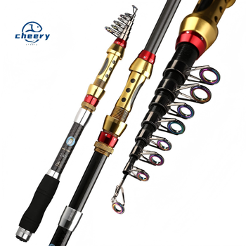 CHEERY Sea Rod Ultra Short Carbon Lure Fishing Rod 1.8m-3.6m Action for Carp Long Casting Ocean Beach Use – Rod – view 1
