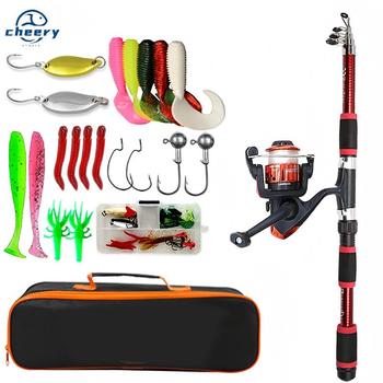 CHEERY Cross-border Sea Spool Bottom Fishing Rod Set Portable Mini Full Set Glass Steel Durable – Rod – view 1