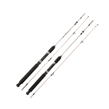 Cross-Border Export Transparent Carbon Fiber Super Hard Medium Action Bass Lure Rod Insert Boat Fishing Rod Threaded – Hard Lure – view 1