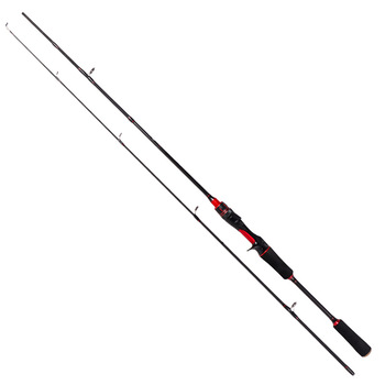 Carbon Bass Lure Rod Set with Medium Action Spinning Reel 2-Piece Design for Bottom Fishing Ocean Beach Gear – Rod – view 1