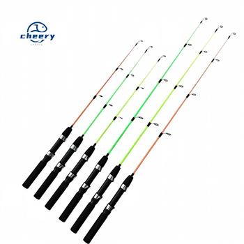 CHEERY Ice Fishing Rod Lure Rod Carp EVA Handle Fiberglass 60cm/80cm Short Raft Rod Winter Ocean Beach Fishing – Rod – view 1