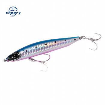 CHEERY Sinking Water Fishing Lures Treble Hooks Bass Catfish Pike Perch Plopper Pencil Fishing Lures – Pencil – view 1