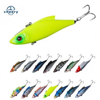 CHEERY Sea Bass Crank Minnow Lure Vib Rattle Hard Bait with Hooks Plastic Deep Sea Fishing Tackle – Minnow – view 1