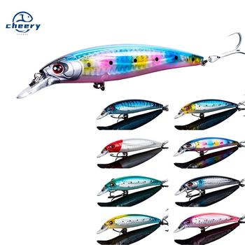 CHEERY New Arrival Hot Sell 100mm 13.6g Silicone Artificial Hard Fishing Lure Minnow for Marlin & Pike Sea Fishing – Soft Lure – view 1