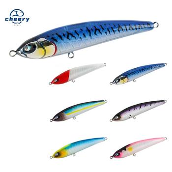 CHEERY 160mm ABS Minnow Stickbait Topwater Lure with Fish Bone for Tuna & Giant Trevally Ocean Boat Fishing with Hooks – Minnow – view 1