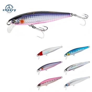 CHEERY Stainless Steel Thru Wire Construction High Speed Trolling Rock Shore Beach Heavy Sinking Minnow Fishing Lure – Minnow – view 1