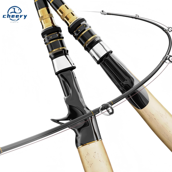 Cheery Hot Sell Carbon Fiber Fishing Rod and Spinning Reel Combo Fishing Rod Reel Combo Set – Rod – view 1