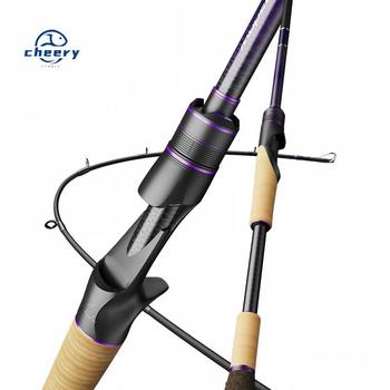 CHEERY Guides Casting Solid Carbon Carbon Jig Sea Jigging Rod 2 Sections Saltwater Casting Fishing Rod – Metal Jig – view 1