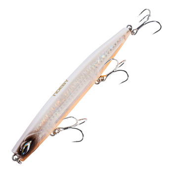 Sinking Fish Bait 130mm 38g Silicone Long Cast Balance Variable Jig Pencil for Marlin Sea Fishing Hard Bait with Hooks – Soft Lure – view 1