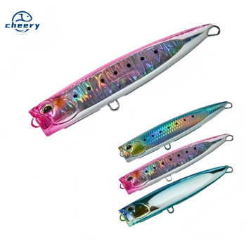 Cheery Swimbait Artificial Hard Bait Rotating Tail Popper Lure for Fishing Printed ABS Material – Soft Lure – view 1