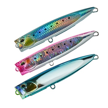 Environmentally Friendly Popper Fishing Lure Printed Artificial Hard Bait ABS Material Popper Lure for Fishing – Popper – view 1