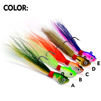 In-stock Stainless Steel Live Bait Lead Fish Long Cast Sinking Small Iron Plate Feather Hook Hard Bait Upturned Hook – Hard Lure – view 1