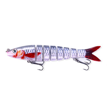 For Multi-Section Stainless Steel Live Bait 18g Bagged Sinking Lure 8-Section Export Hot-Selling Fishing Gear Wholesale – Lure – view 1