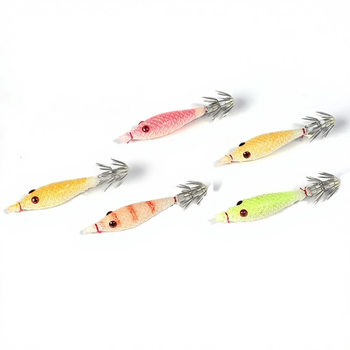 Soft Stainless Steel Squid Hooks 7CM 9CM 11CM Luminous Wrapped Cloth Lure Sea Fishing Explosion Umbrella Hooks Live Bait – Soft Lure – view 1