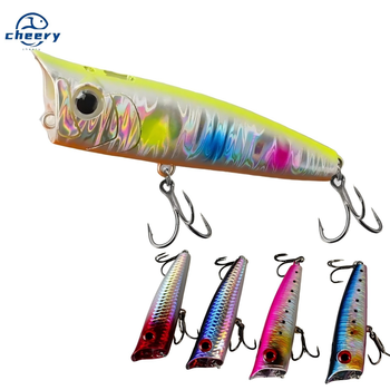 CHEERY Metal Water-spraying Wave Crawling Floating Lure Bass Mandarin Fish Snakehead Saltwater Fish Trout Surface Noise – Metal Jig – view 1