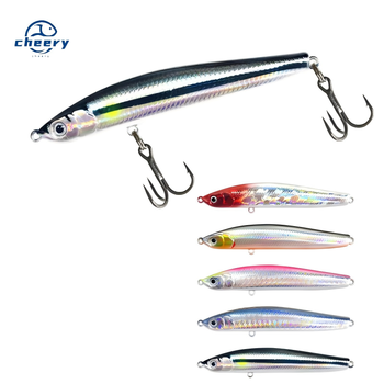 CHEERY Lure Sinking Pencil Vibrating Hard Bait 7g-18g ABS Live Bait Long Cast Topmouth Culter Bass – Pencil – view 1