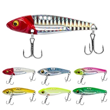 Lure Bait Metal Teaser VIB Long Casting Dragon Tooth Laser Vibrating Electroplated Live Bait Hooks Stock Realistic Fish – Metal Jig – view 1