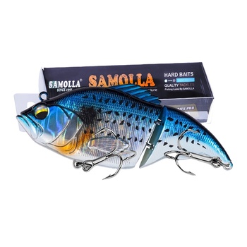 New Two-section Lure Multi-joint Fish 75mm 13g Slow Sinking Sea Fishing Hard Bait Long Casting Targeting Predatory ABS – Hard Lure – view 1