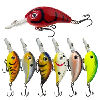 Long Casting Stainless Steel Live Bait Rock Fathead 43MM/5G Printed Freshwater Bass Crappie Catfish Sea Fishing Lure – Lure – view 1