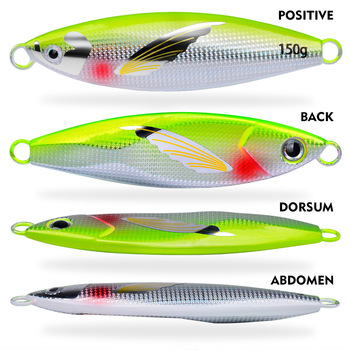 Deep Sea Iron Plate Lead Fish Long-Distance Sinking Live Bait Metal Bait Slow Shake Imitation Fake Bait Fishing Gear Wholesale – Metal Jig – view 1