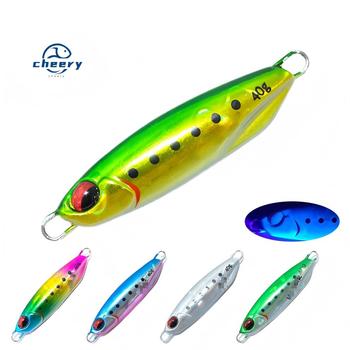 Cheery BZQ14 Saltwater Jigging Fishing Lure for Ocean Boat River Fishing Cod Perch Mackerel Snapper Bass Trout Tilapia Kids – Metal Jig – view 1
