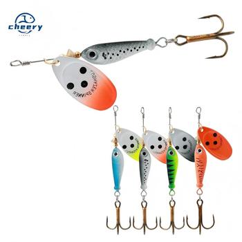 CHEERY 11g 15g 18g Spinner Fishing Lure Saltwater Fish Targeted Artificial Spoon Hard Baits Metal Wobblers Spinnerbait Tackle – Metal Jig – view 1