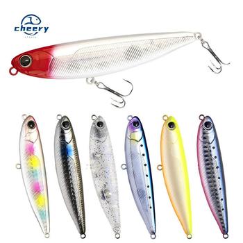 Cheery 12g 85mm Stainless Steel Live Bait for Sea Bass & Shark-Floating Printed Hard Bait for Float & Sea Fishing – Hard Lure – view 1