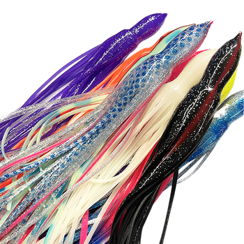 Saltwater Trolling Artificial Soft Bait Fishing Lure Resin Silicone Midwater Bait for Bass Pike Cod Carp Perch Mackerel Skirts – Soft Lure – view 1
