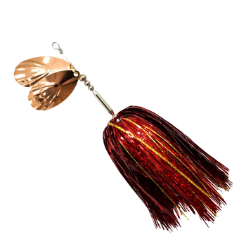 Hot Selling Artificial 45g 22cm Copper Spinner Bait for Musky & Trout Float Fishing Metal Spoon Lure – Metal Jig – view 1