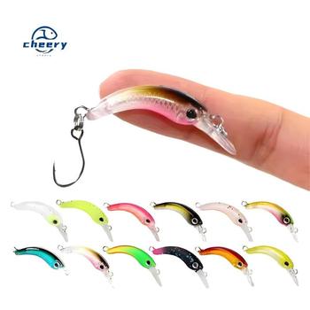 New CHEERY 1.2g 4cm Mini Floating Minnow Fishing Lure Unprinted Hard Artificial Crankbait Wobbler Saltwater Fish Pike Trout Bass – Minnow – view 1