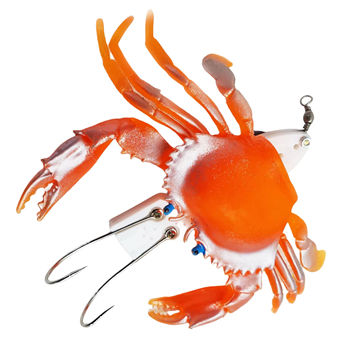 SNEDA 20cm 78g Deep Sea Soft Plastic Lure Long Cast Crab for Saltwater Fish Bass Trout Ice Fishing Ocean Boat River Lake Stream – Soft Lure – view 1