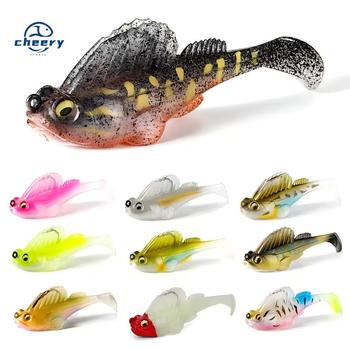 CHEERY Soft Lure Fishing Pike Frog Lure Bass Deep Running Paddle Tail Lead Jig 7cm Made PVC Metal Perch Snapper Species Lake – Soft Lure – view 1