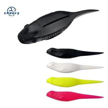 CHEERY Fishing Bait Floating Lure Tadpole Soft Bait Set Bass Trout Lure Crank Hook for Beach River Lake Fishing – Soft Lure – view 1