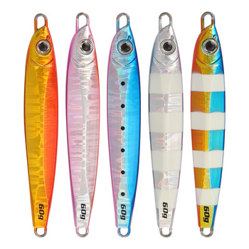 RUNTOO Japanese Laser Slow Pitch Jigging Lure Bait Vertical Sea Boat Fishing Metal Jig – Metal Jig – view 1