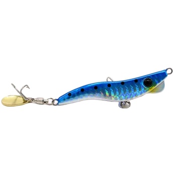 LureStorm Japan Metal Shrimp Jig Lure 13g 19g 28g 40g Metal Jig Spin Tail with Treble Hook and Spoon Saltwater Fishing Lure – Metal Jig – view 1