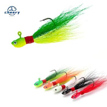 CHEERY 7g 10g 16g Deer Hair Metal Jig Head Hook Metal Jig Lure Sturdy Bait Fishing Jigging Lure – Metal Jig – view 1